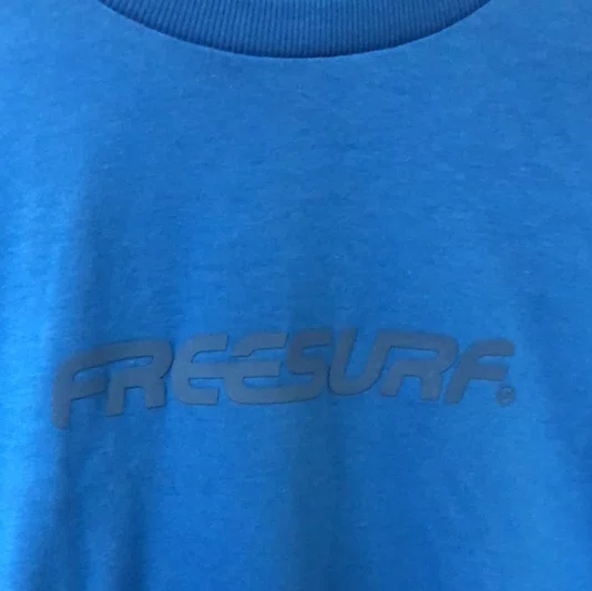 Camiseta Juvenil Freesurf Manga Longa Estampada - Azul