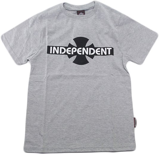 Camiseta Juvenil Independent O.G.B.C 2 Colors Manga Curta Estampada - Cinza Mesclado