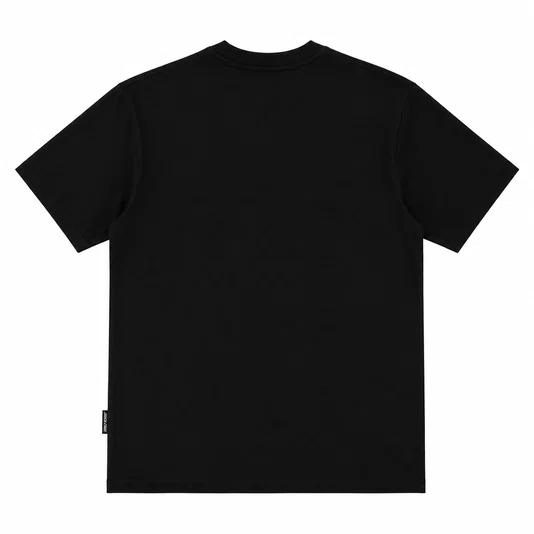 Camiseta Juvenil Santa Cruz Burnit Bone Manga Curta Estampada - Preto