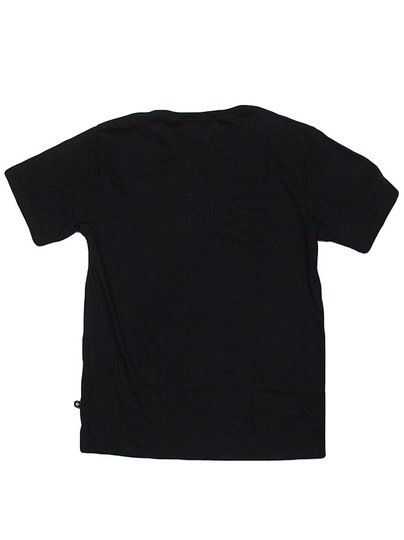 Camiseta Juvenil Session Logo Skate Manga Curta Estampada - Preto