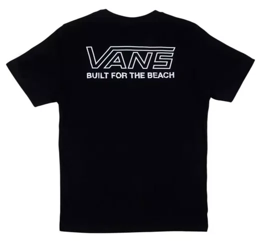 Camiseta Juvenil Vans Crestline SS Manga Curta Estampada - Preto