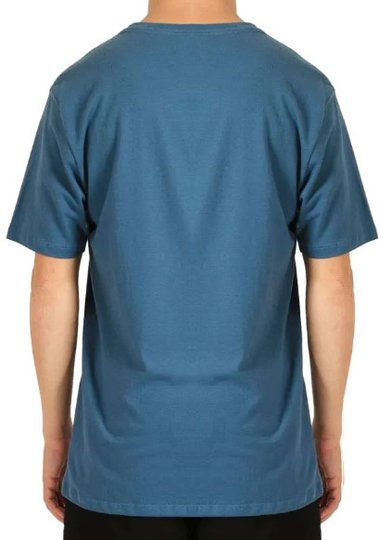 Camiseta Juvenil Volcom Iconic Regular Manga Curta - Azul