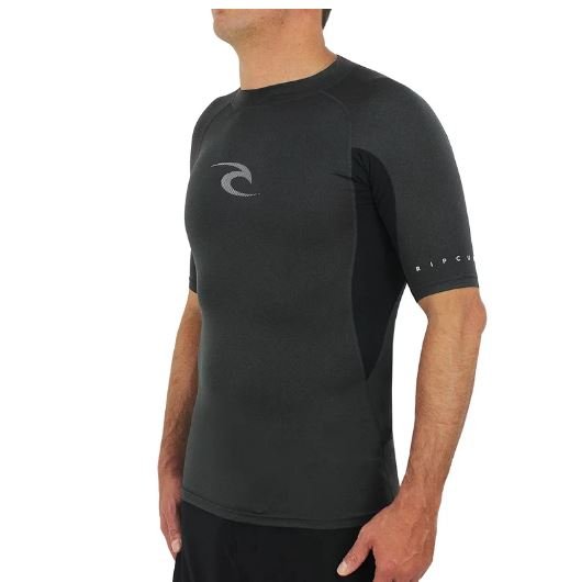 Camiseta Lycra Rip Curl Waves - Preto