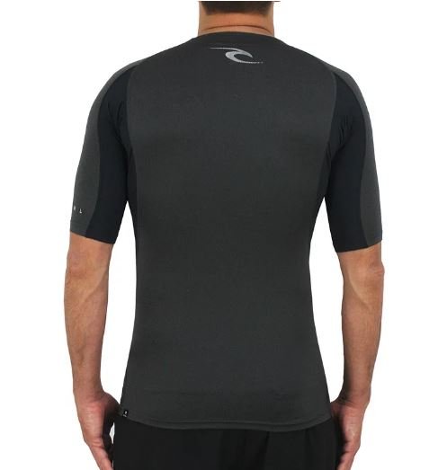 Camiseta Lycra Rip Curl Waves - Preto