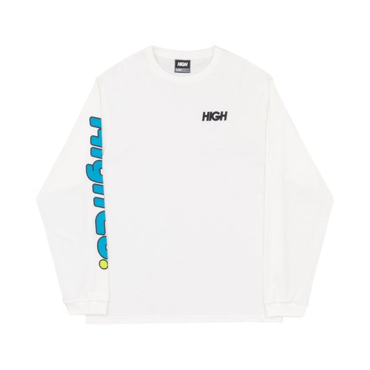 Camiseta Manga Longa Masculina High Synth - Branco