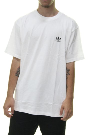 Camiseta Masculina Adidas 2.0 Logo SS Tee Manga Curta - Branco