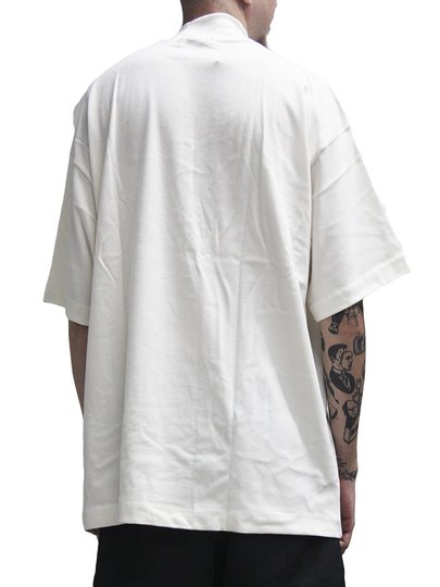 Camiseta Masculina Baw Oversized Basic Manga Curta Estampada - Off White