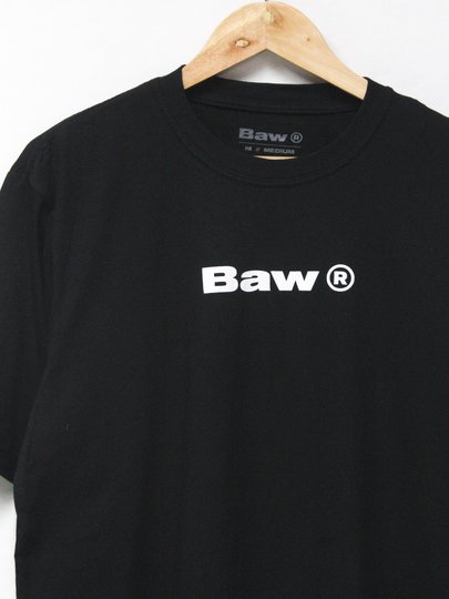 Camiseta Masculina Baw Regular Logo - Preto
