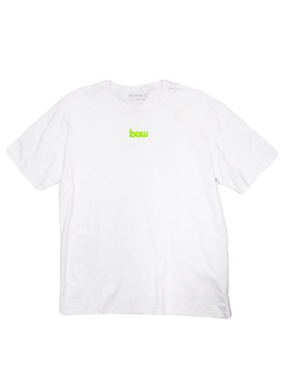 Camiseta Masculina Baw Regular Seilfie Manga Curta Estampada - Branco