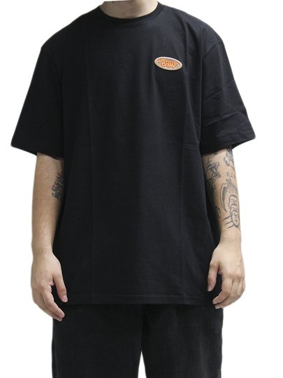 Camiseta Masculina Baw Street 14 Manga Curta Estampada - Preto