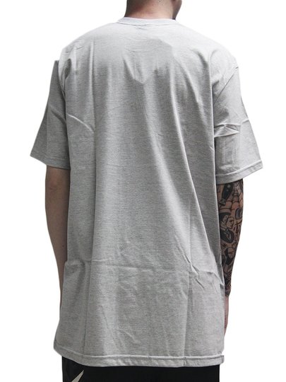 Camiseta Masculina Bazon Roots Manga Curta Estampada - Cinza/Mescla