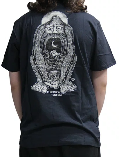 Camiseta Masculina Big Element Woodman Manga Curta Estampada - Marinho