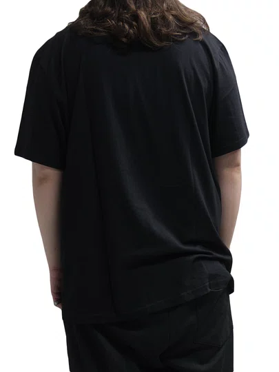 Camiseta Masculina Big Freesurf Logo Manga Curta Estampada - Preto