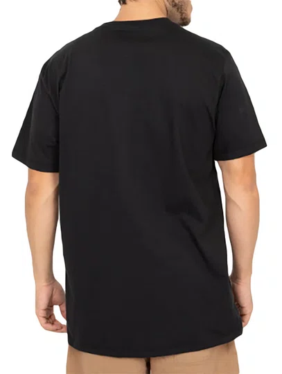 Camiseta Masculina Billabong Bracket Wave Manga Curta Estampada - Preto