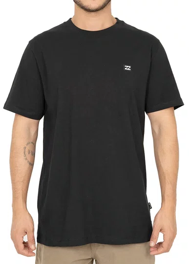 Camiseta Masculina Billabong Icon Pach - Preto