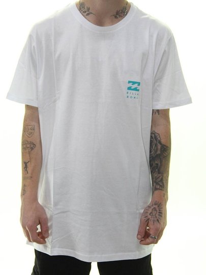 Camiseta Masculina Billabong M/C Essential Manga Curta Estampada - Branco