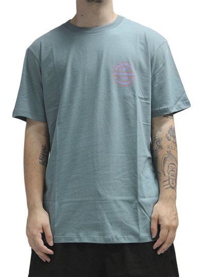 Camiseta Masculina Billabong Rotor Manga Curta Estampada - Verde