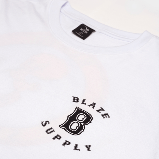 Camiseta Masculina Blaze Bird team Manga Curta Estampada - Branco