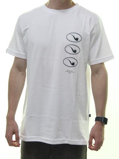 Camiseta Masculina Blaze Circle Pipe Manga Curta - Branco
