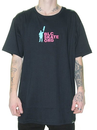 Camiseta Masculina Blinca  BLC SK8 Stamp Manga Curta - Preto