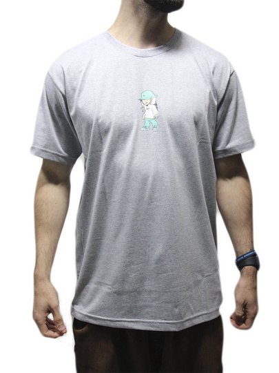 Camiseta Masculina Blinca Malaco - Cinza Mescla