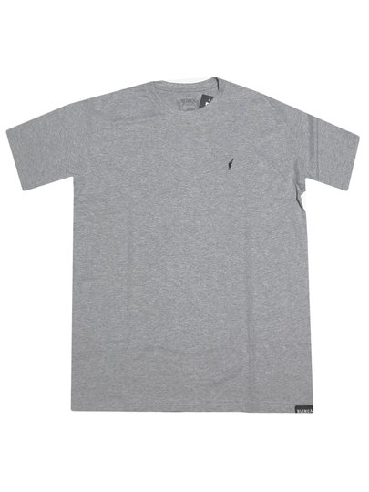 Camiseta Masculina Blinca Nobre Manga Curta Estampada - Cinza Mesclado