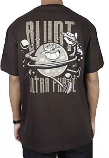 Camiseta Masculina Blunt Básica Arcadia Manga Curta Estampada - Marrom