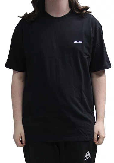 Camiseta Masculina Blunt Box Signature Manga Curta Estampada - Preto