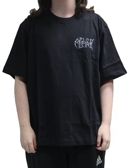 Camiseta Masculina Blunt Boxy Grillz Manga Curta Estampada - Preto