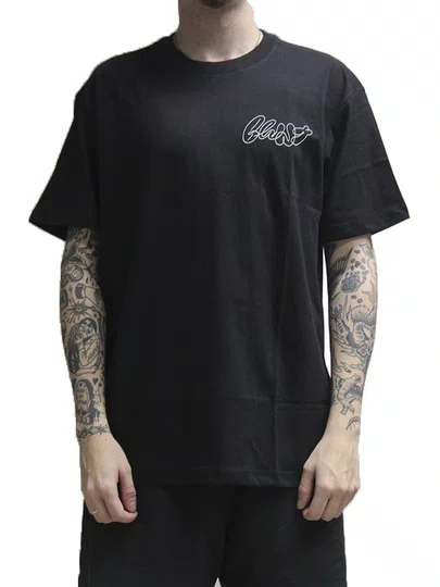 Camiseta Masculina Blunt Halo B Manga Curta Estampada - Preto