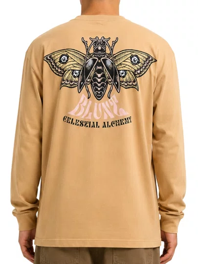 Camiseta Masculina Blunt Jodo Manga Longa Estampada - Multicores