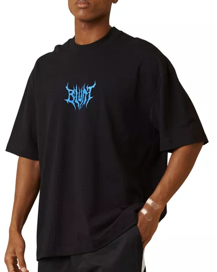 Camiseta Masculina Blunt Over Garrincha Manga Curta Estampada - Preto