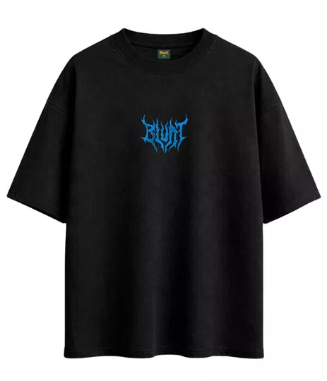 Camiseta Masculina Blunt Over Garrincha Manga Curta Estampada - Preto