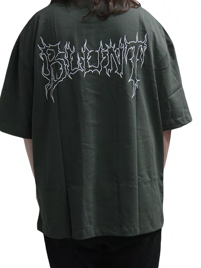 Camiseta Masculina Blunt Over Ultra Manga Curta Estampada - Floresta