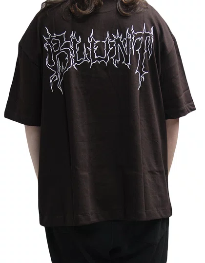 Camiseta Masculina Blunt Over Ultra Manga Curta Estampada - Marrom