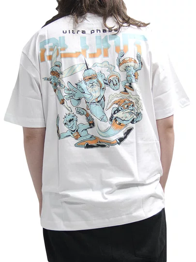 Camiseta Masculina Blunt Premium Cosmo Team Manga Curta Estampada - Branco
