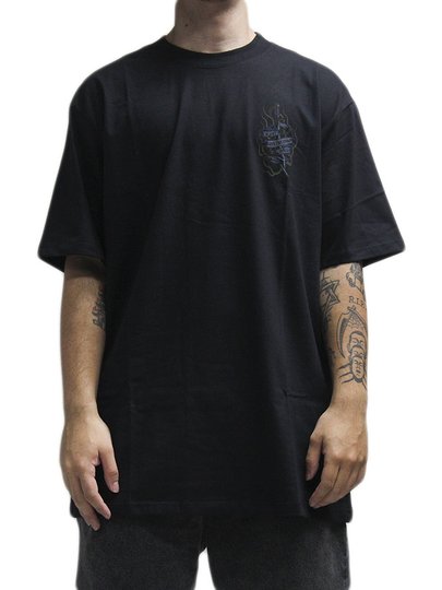 Camiseta Masculina Blunt Premium Dagger Manga Curta Estampada - Preto