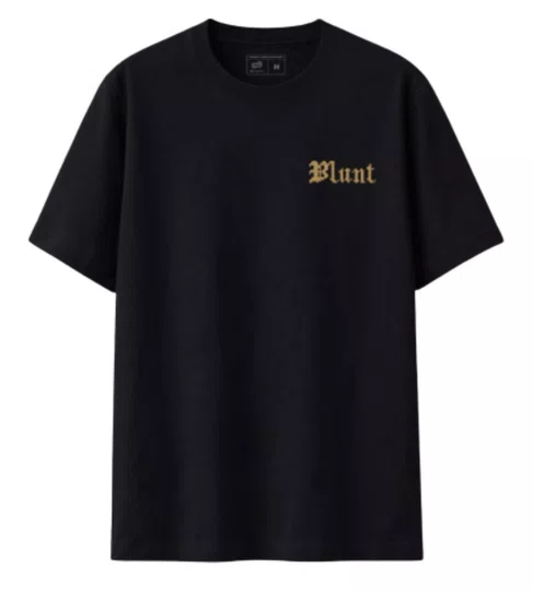 Camiseta Masculina Blunt Premium Mokoto Manga Curta Estampada - Preto