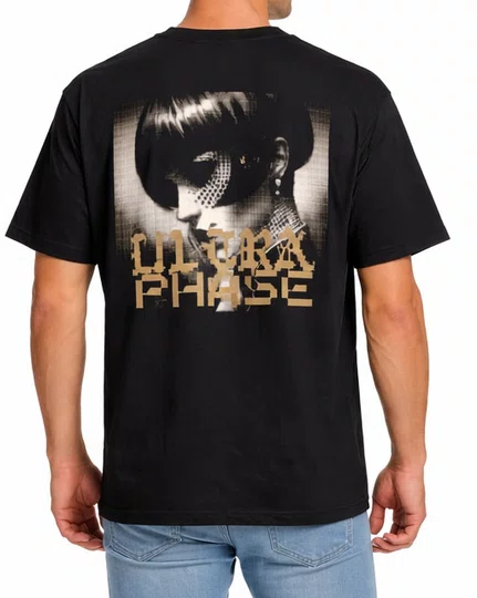 Camiseta Masculina Blunt Premium Mokoto Manga Curta Estampada - Preto