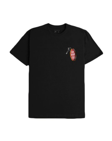 Camiseta Masculina Blunt Redrum Manga Curta Estampada - Preto