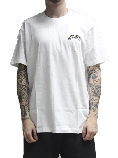 Camiseta Masculina Blunt Type B Manga Curta Estampada - New White