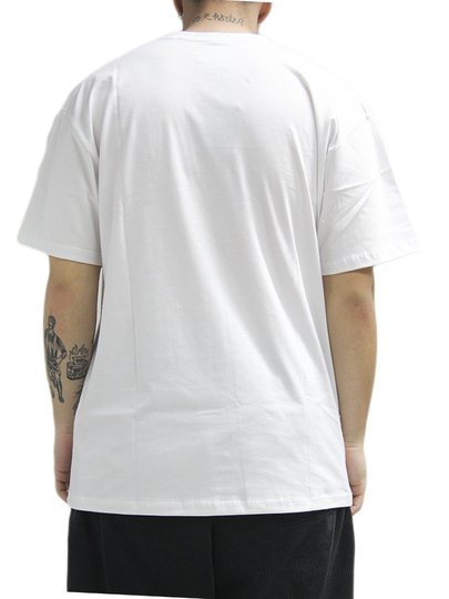 Camiseta Masculina Champion Basketball Ring Manga Curta Estampada - Off White