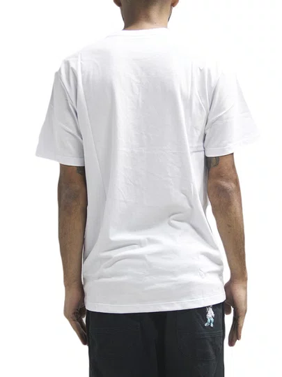 Camiseta Masculina Champion Carry Over Classic Manga Curta Estampada - Branco