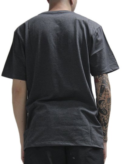 Camiseta Masculina Champion Mini Script Manga Curta Estampada - Grafite Mescla