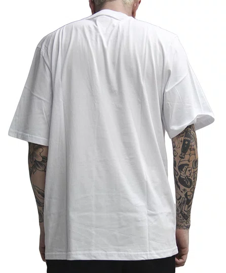 Camiseta Masculina Chocolate Og Chunk Manga Curta Estampada - Branco