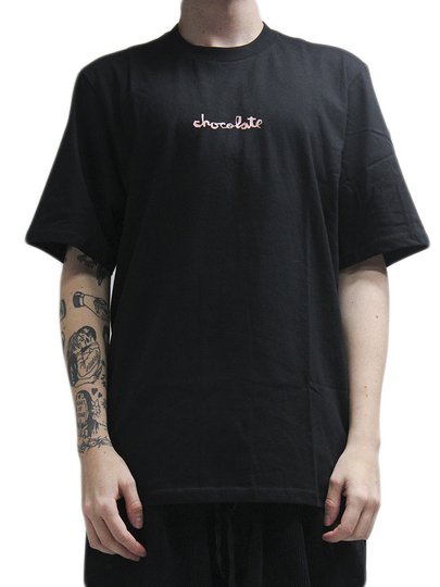 Camiseta Masculina Chocolate Og Chunk Square Manga Curta Estampada - Preto
