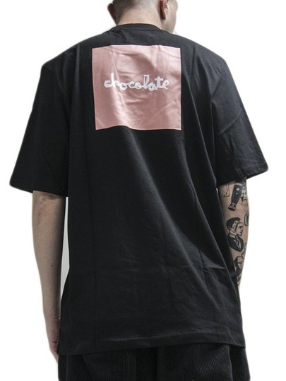 Camiseta Masculina Chocolate Og Chunk Square Manga Curta Estampada - Preto
