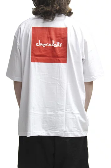 Camiseta Masculina Chocolate Over Square Manga Curta Estampada - Branco