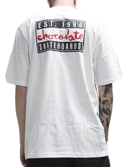 Camiseta Masculina Chocolate Parental Manga Curta Estampada - Branco