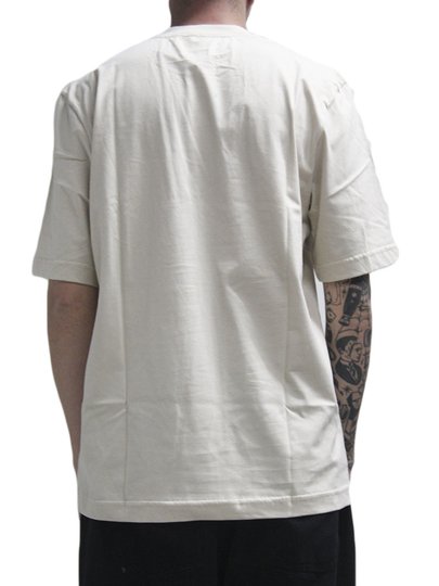 Camiseta Masculina Chocolate Square Manga Curta Estampada - Areia